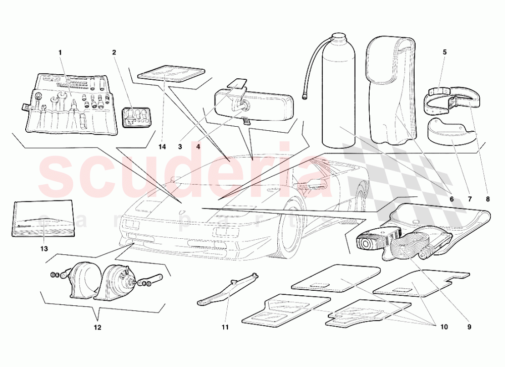 Accessories of Lamborghini Lamborghini Diablo SV (1995-1997)