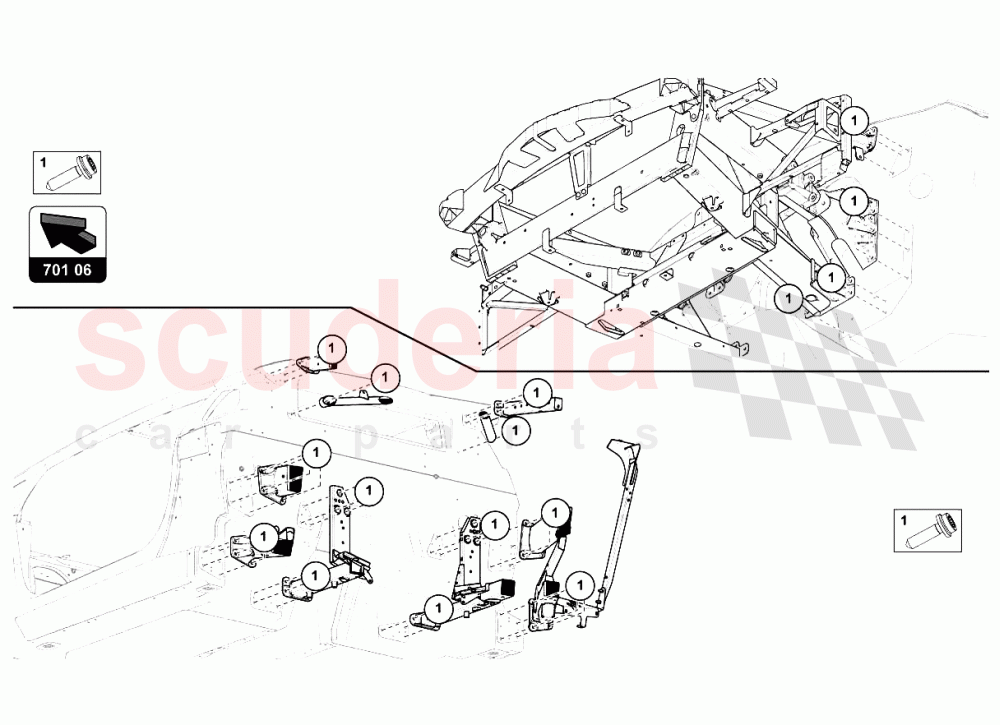 Fixing of Lamborghini Lamborghini Aventador LP700 Coupe