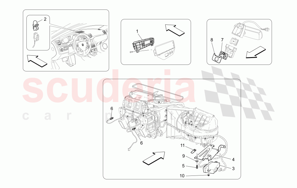 A/C UNIT: ELECTRONIC CONTROL of Maserati Maserati GranCabrio (2017+) Special Edition