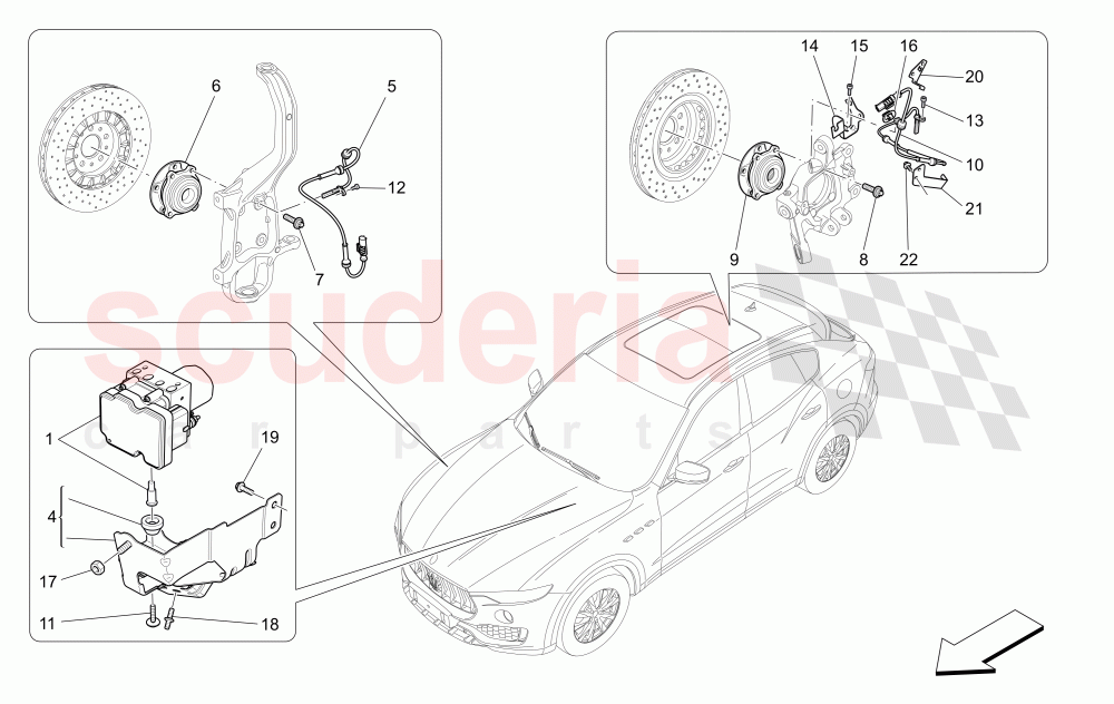 BRAKING CONTROL SYSTEMS of Maserati Maserati Levante (2017+) S