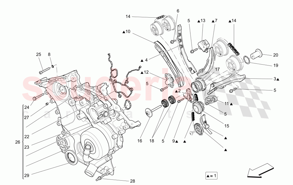 TIMING of Maserati Maserati Quattroporte (2013-2016) V6 330bhp