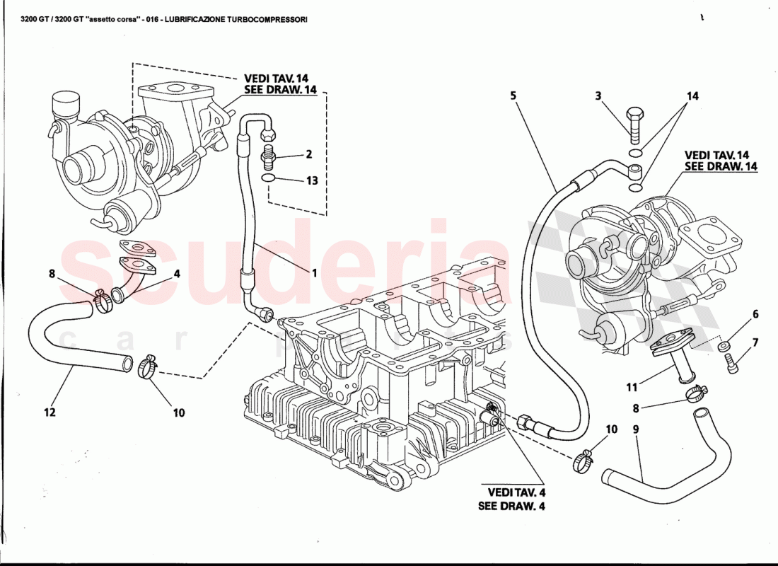 TURBOBLOWERS COOLING LUBRICATION of Maserati Maserati 3200 GT / Assetto Corsa