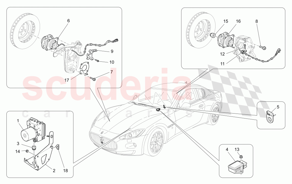 BRAKING CONTROL SYSTEMS of Maserati Maserati GranTurismo (2017+) Special Edition CC