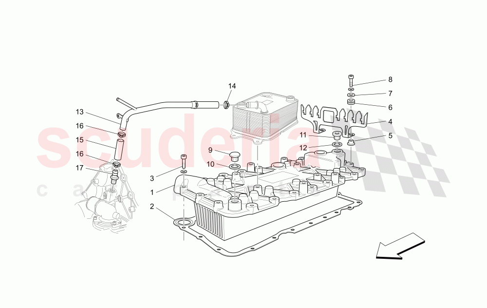 HEAT EXCHANGER of Maserati Maserati GranTurismo (2007-2010) Auto