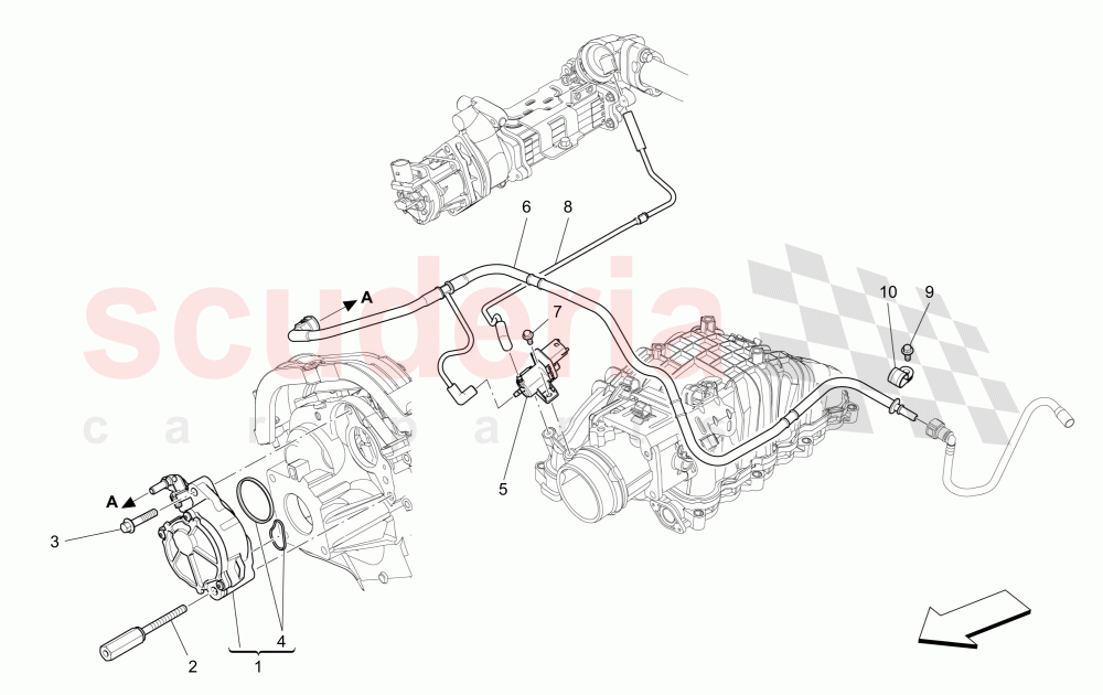 ADDITIONAL AIR SYSTEM of Maserati Maserati Quattroporte (2017+) Diesel