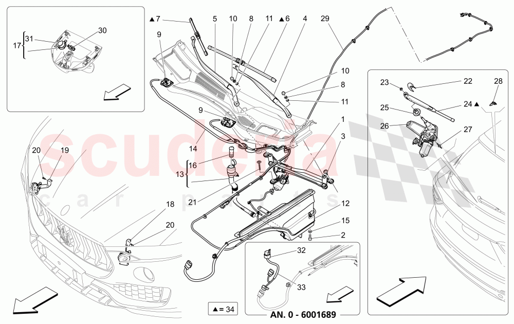 EXTERNAL VEHICLE DEVICES of Maserati Maserati Levante (2017+)