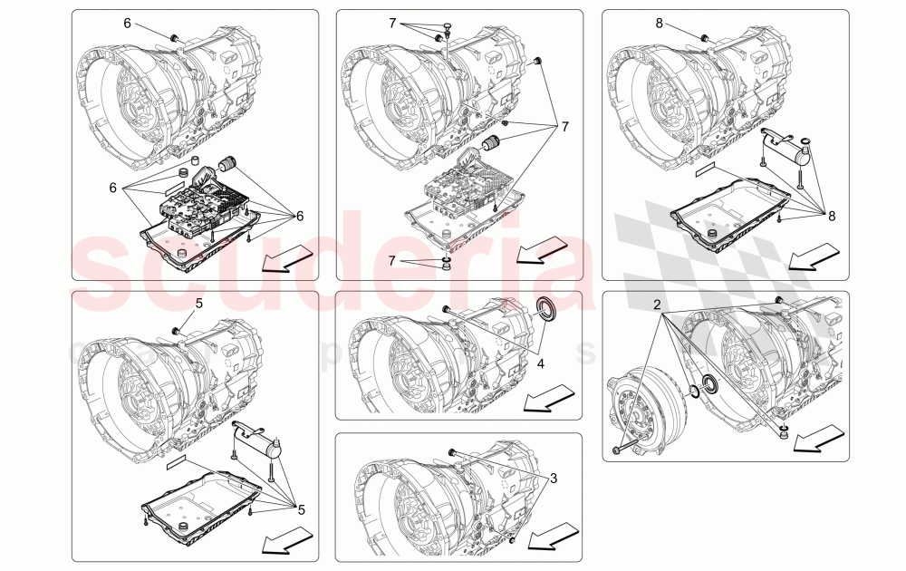 GEARBOX HOUSINGS of Maserati Maserati Levante (2017+) S