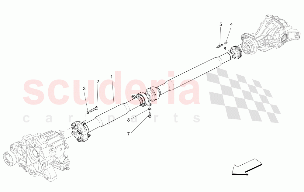 TRANSMISSION SHAFT of Maserati Maserati Levante (2017+) S