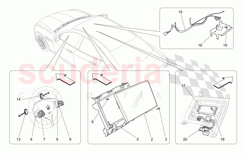 IT SYSTEM of Maserati Maserati Quattroporte (2017+) Diesel