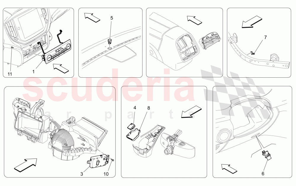 A/C UNIT: ELECTRONIC CONTROL of Maserati Maserati Ghibli (2014-2016) S Q4