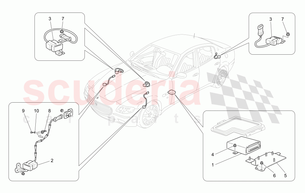 ELECTRONIC CONTROL (SUSPENSION) of Maserati Maserati Quattroporte (2003-2007) DuoSelect