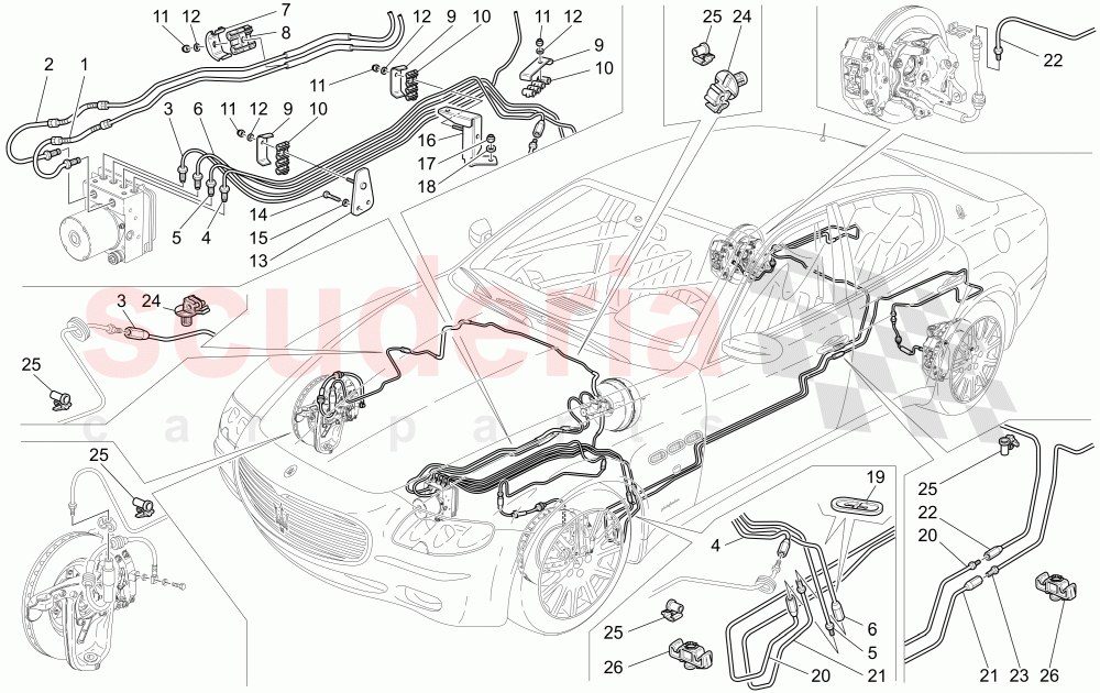 LINES of Maserati Maserati Quattroporte (2003-2007) DuoSelect