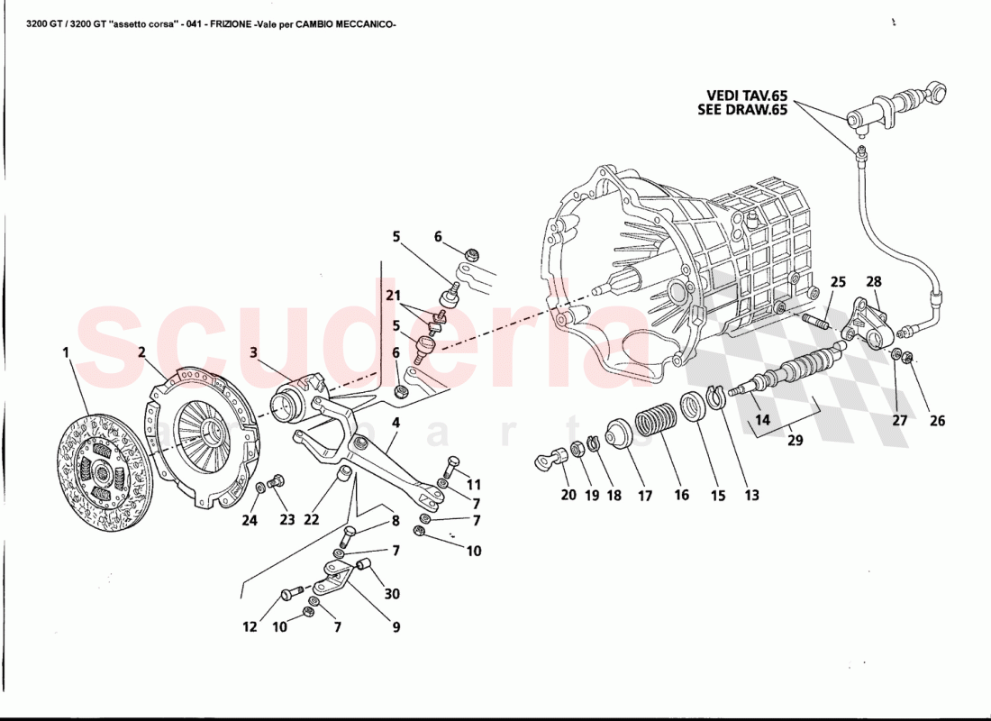 CLUTCH-Valid for MANUAL TRANSMISSION- of Maserati Maserati 3200 GT / Assetto Corsa