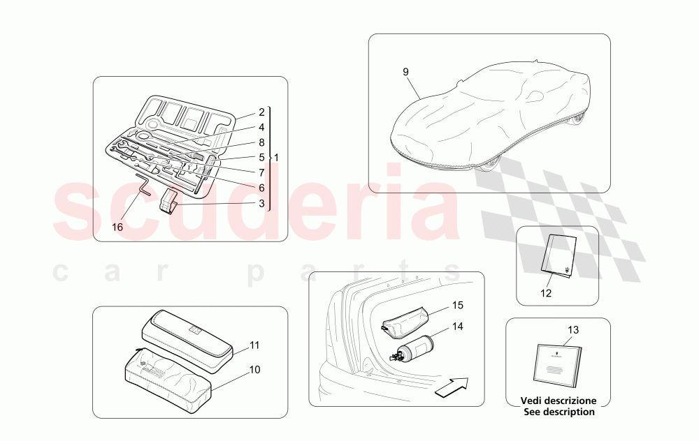 STANDARD PROVIDED (Not available with: Centennial Edition) of Maserati Maserati GranCabrio (2013-2015) MC