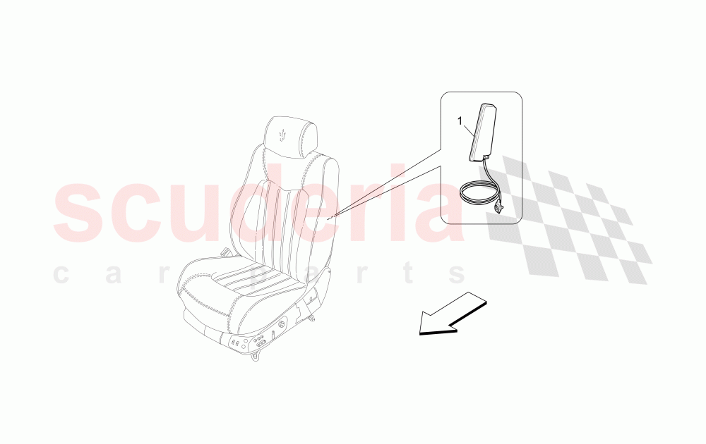 FRONT SIDE BAG SYSTEM of Maserati Maserati Quattroporte (2003-2007) Auto