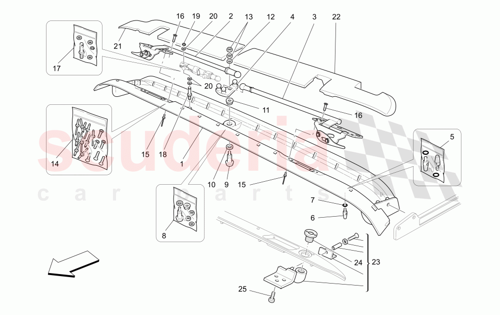 ELECTRICAL CAPOTE: CLOSINGS of Maserati Maserati GranSport Spyder (2005-2007)