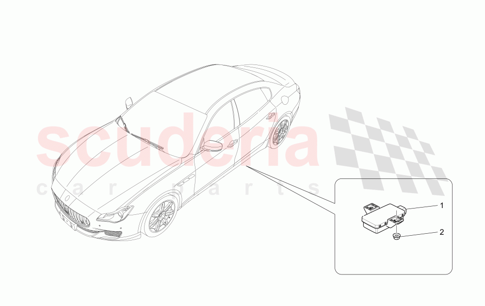 TYRE PRESSURE MONITORING SYSTEM of Maserati Maserati Quattroporte (2013-2016) Diesel