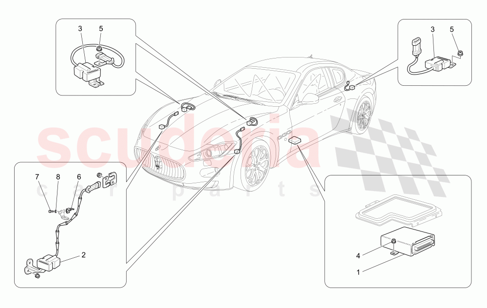 ELECTRONIC CONTROL (SUSPENSION) (Available with: Skyhook System) of Maserati Maserati GranTurismo (2012-2016) Sport CC