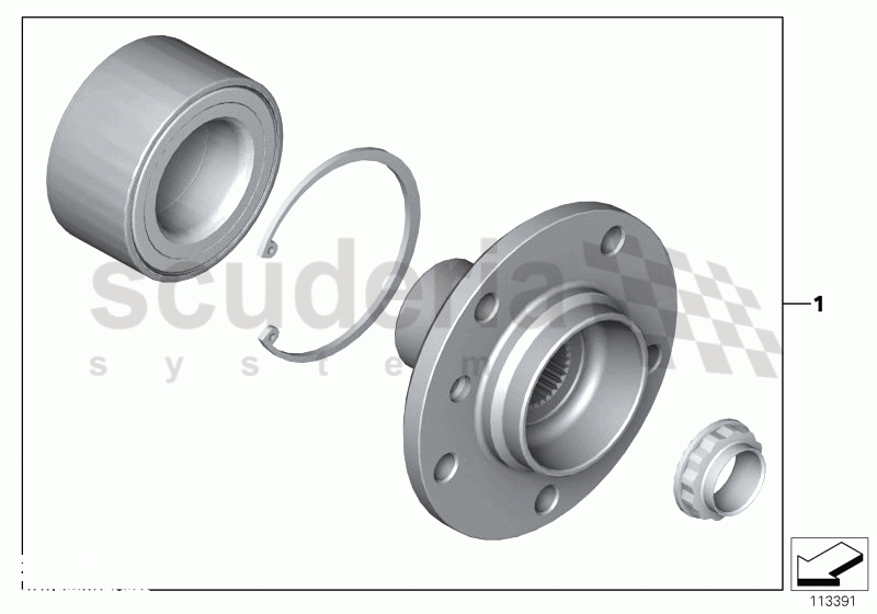 SIDE SHAFT/WHEEL BEARINGS of Rolls Royce Rolls Royce Phantom Coupe