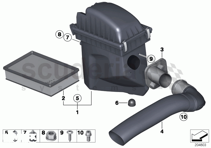 SUCTION SILENCER/FILTER CARTRIDGE of Rolls Royce Rolls Royce Phantom Coupe