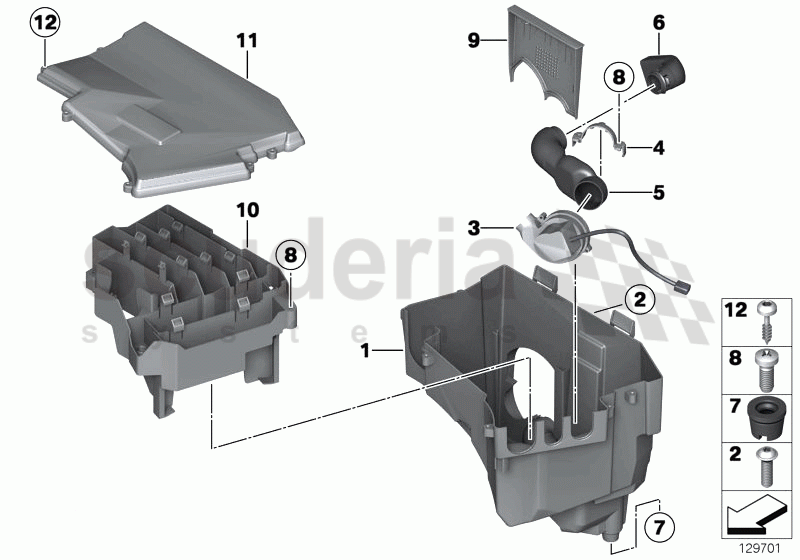 Control unit box of Rolls Royce Rolls Royce Phantom Extended Wheelbase