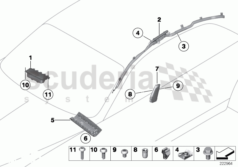 Air bag of Rolls Royce Rolls Royce Ghost Series I (2009-2014)