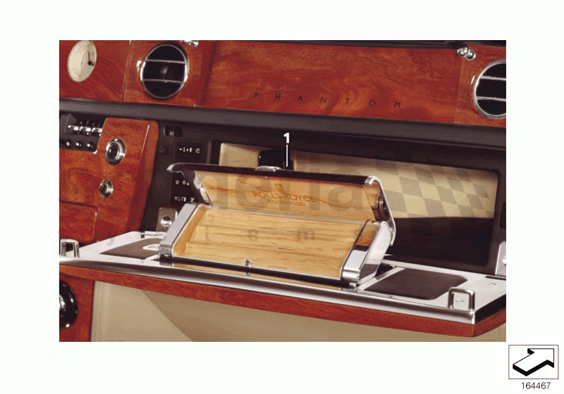 Humidor of Rolls Royce Rolls Royce Phantom Extended Wheelbase