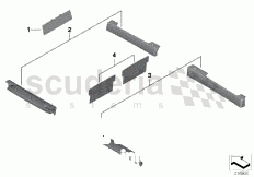 Logo inlays of Rolls Royce Rolls Royce Phantom Extended Wheelbase