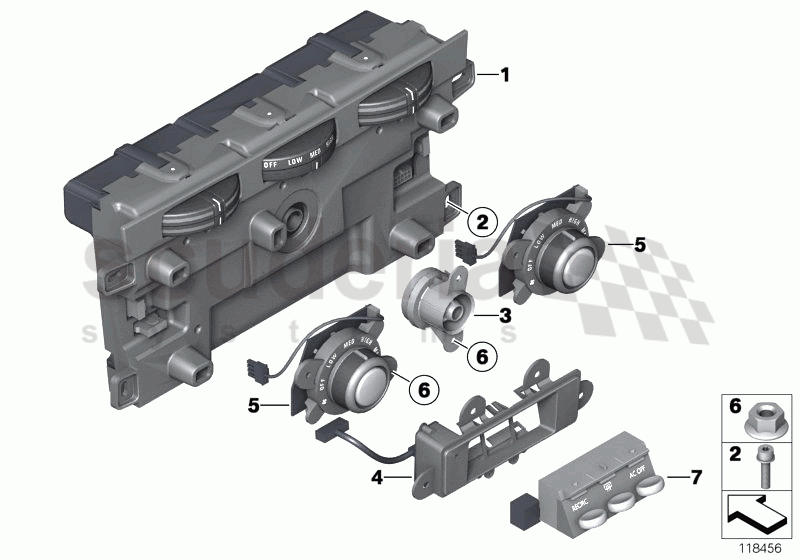 Automatic air conditioning control of Rolls Royce Rolls Royce Phantom