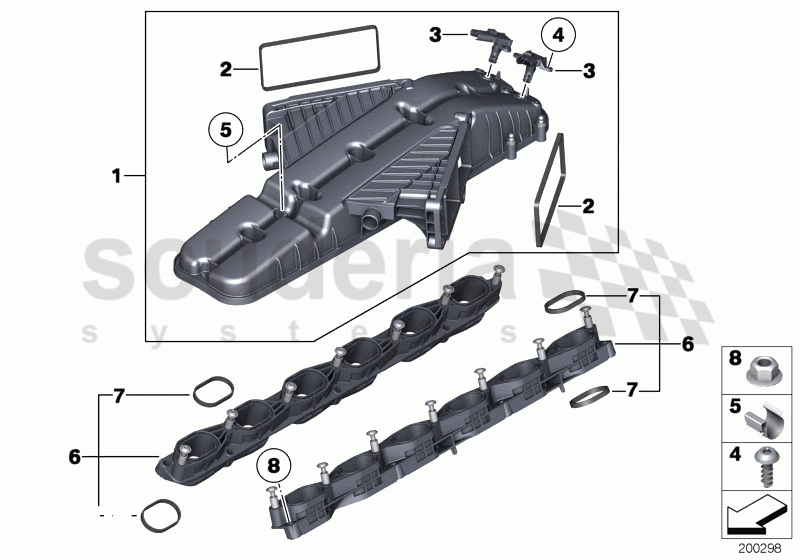 Intake manifold system of Rolls Royce Rolls Royce Ghost Series I (2009-2014)