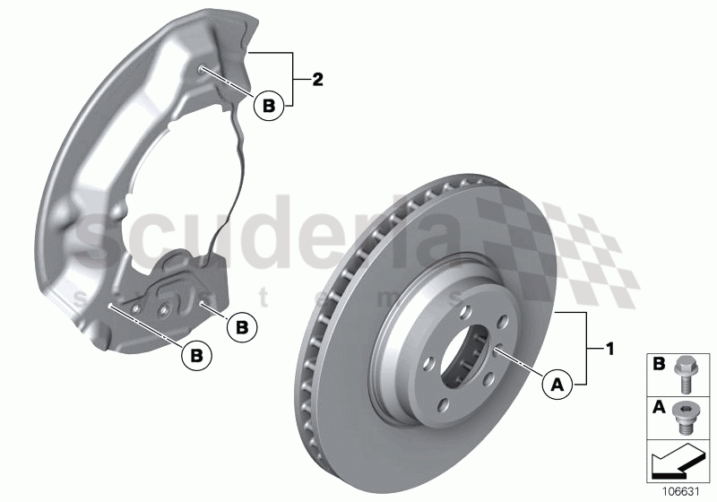 FRONT BRAKE-BRAKE DISC of Rolls Royce Rolls Royce Phantom