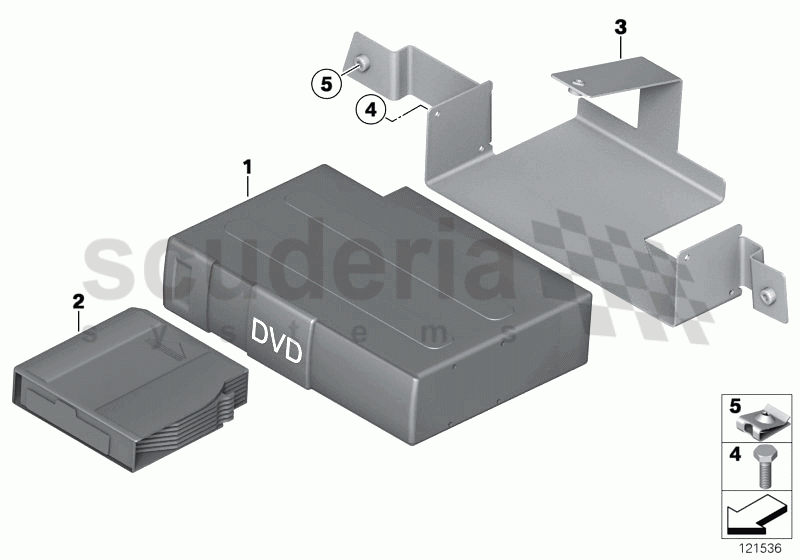 DVD changer of Rolls Royce Rolls Royce Phantom Extended Wheelbase