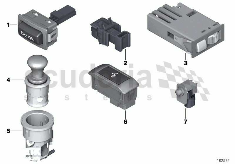 Various switches/Cigar lighter of Rolls Royce Rolls Royce Phantom