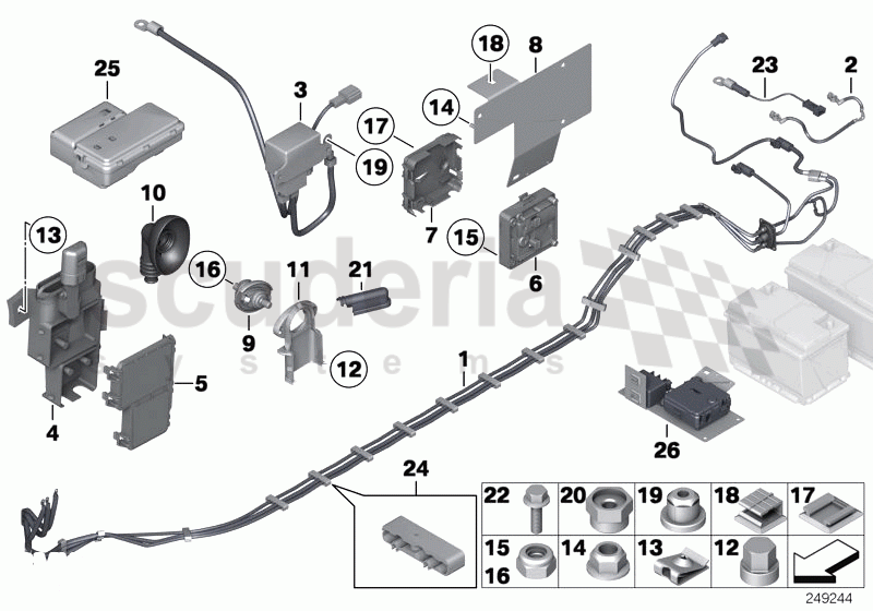 BATTERY CABLE of Rolls Royce Rolls Royce Phantom