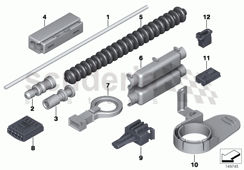 Repair parts, optical fibre cable of Rolls Royce Rolls Royce Phantom