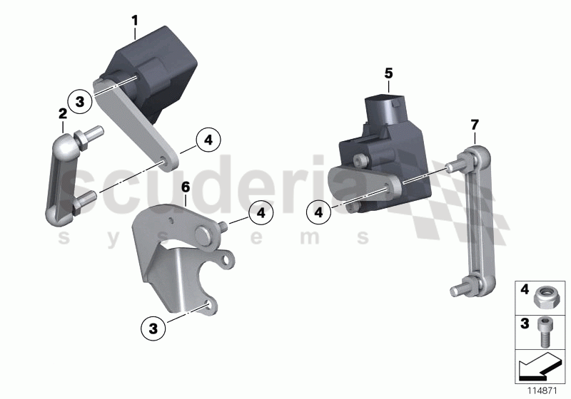 Level sensor of Rolls Royce Rolls Royce Phantom Coupe