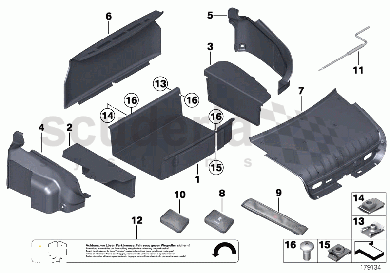 Extended boot trim of Rolls Royce Rolls Royce Phantom Extended Wheelbase