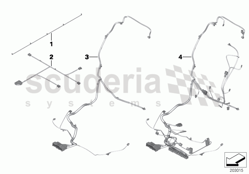 Wiring set seat of Rolls Royce Rolls Royce Phantom