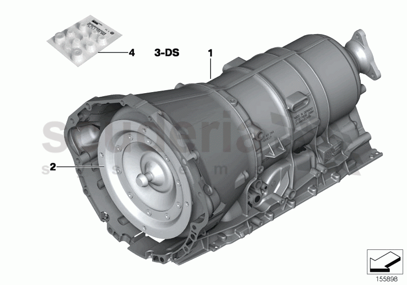 Automatic gearbox GA6HP32Z of Rolls Royce Rolls Royce Phantom Extended Wheelbase