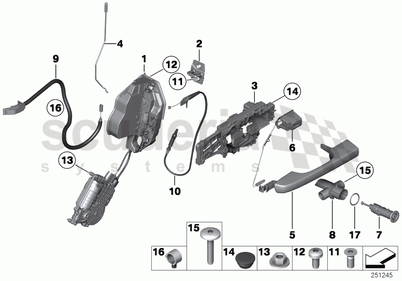 FRONT DOOR CONTROL/DOOR LOCK of Rolls Royce Rolls Royce Ghost Series I (2009-2014)