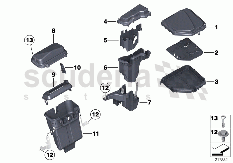 Control unit box of Rolls Royce Rolls Royce Ghost Series I (2009-2014)