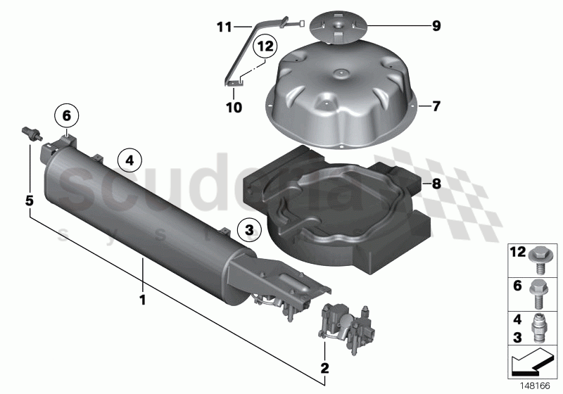 LEVELLING DEVICE/PRESSURE ACCUMULATOR of Rolls Royce Rolls Royce Phantom Coupe