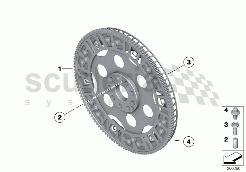 Flywheel automatic of Rolls Royce Rolls Royce Ghost Series I (2009-2014)