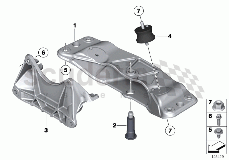 Gearbox suspension of Rolls Royce Rolls Royce Phantom