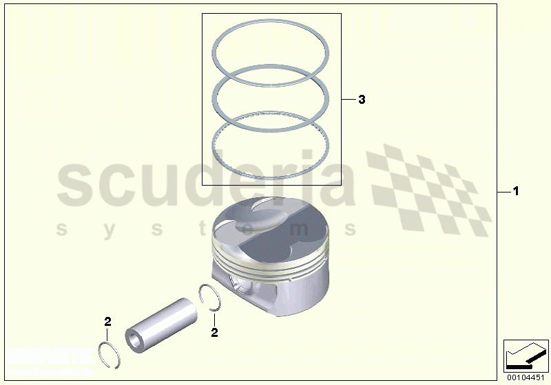 Crankshaft-Pistons of Rolls Royce Rolls Royce Phantom Coupe