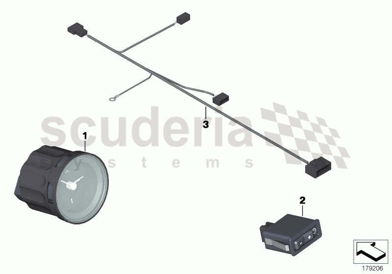 Analogue clock, partition wall of Rolls Royce Rolls Royce Phantom Extended Wheelbase