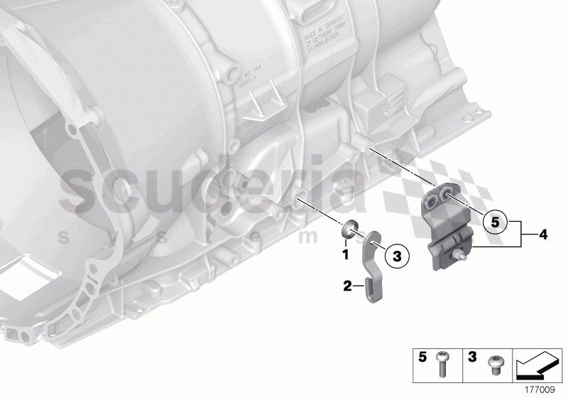 GA6HP32Z gearshift parts of Rolls Royce Rolls Royce Phantom