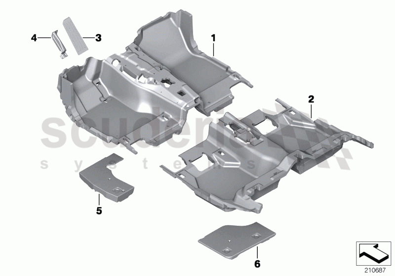 Floor covering of Rolls Royce Rolls Royce Ghost Series I (2009-2014)