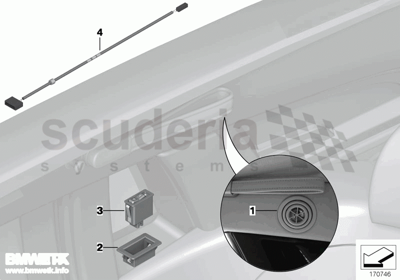 Enhanced reading light of Rolls Royce Rolls Royce Phantom Extended Wheelbase