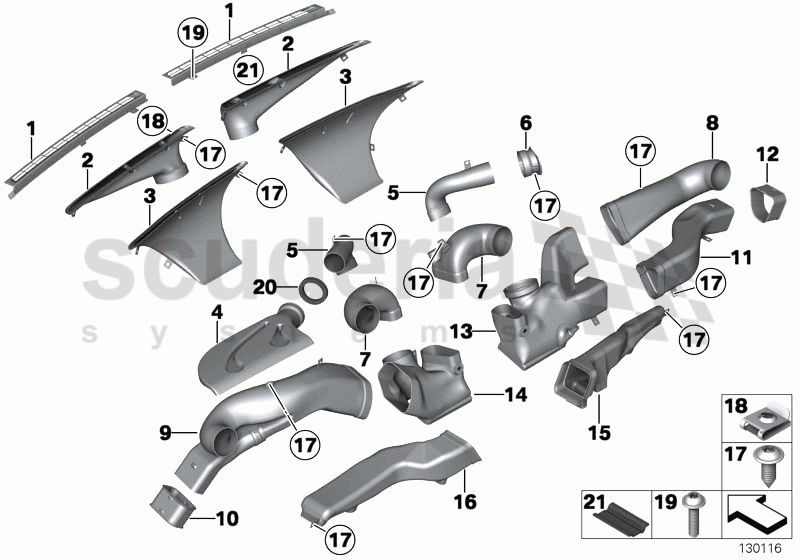 Air ducts facia of Rolls Royce Rolls Royce Phantom Drophead Coupe